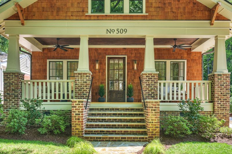 Front porch and entry detail
