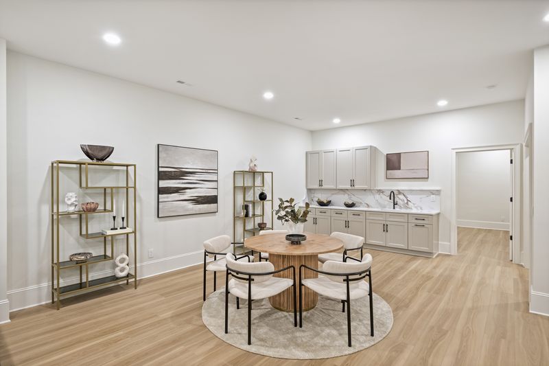 Lower-level wet bar