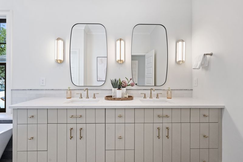 Primary bath double vanity