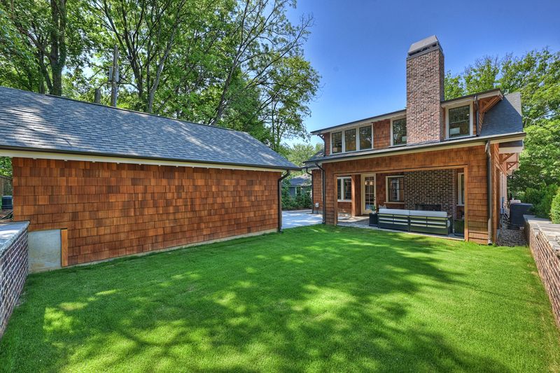 Rear of the home